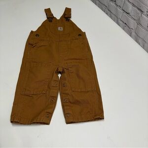 Carhartt Kids Tan Overalls size 12M